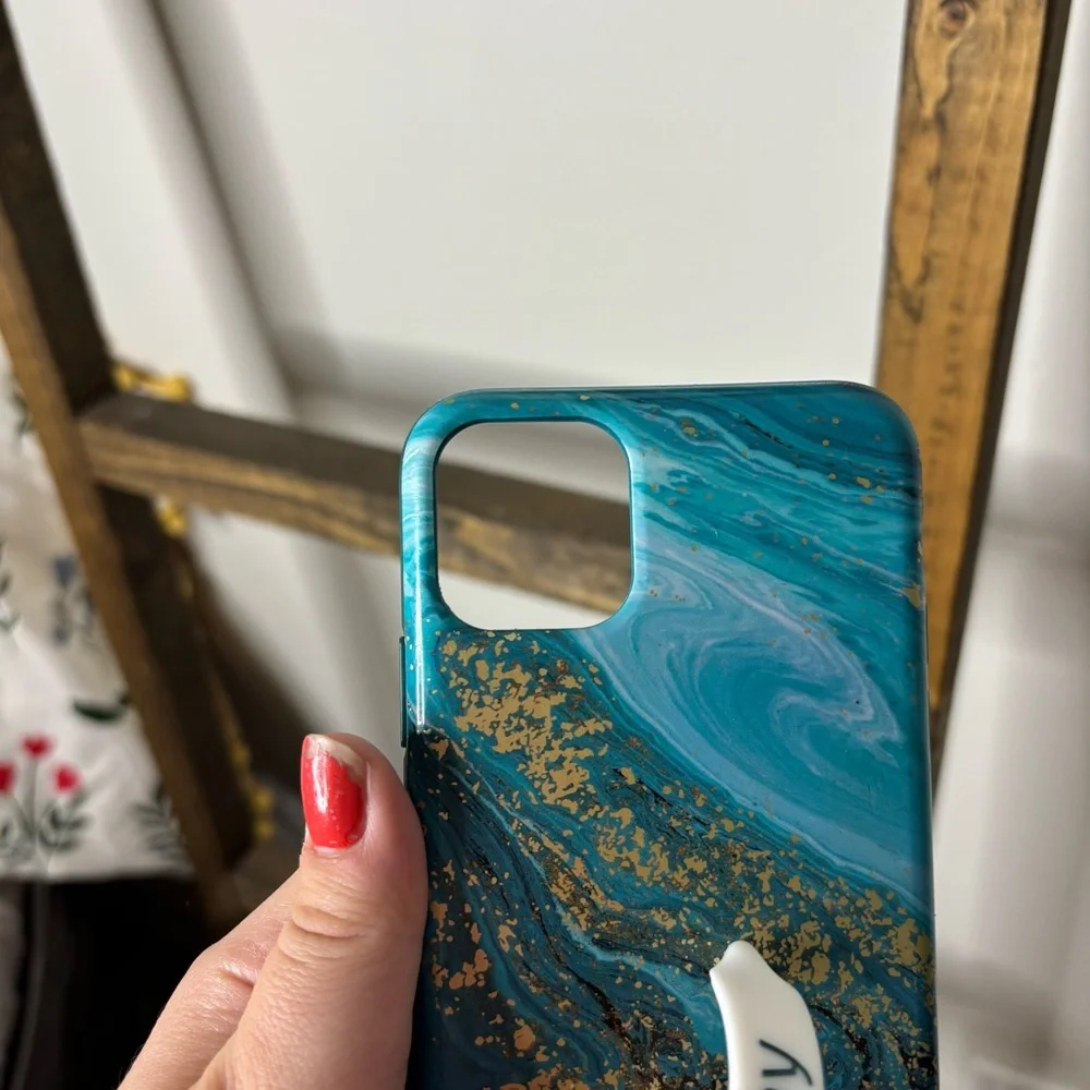 Loopy LEFTY Jasper Case Blue and Gold Phone Case iPhone 11 Pro Max